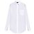 Camicia Oversized in Cotone Bianca Dsquared2