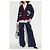 Off White navy blue wool cargo pants - view 2