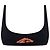 Top bikini nero Dsquared2 con logo ICON