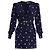 Alessandra Rich Vestido con estampado decorativo