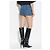 Vêtements Saia mini em ganga azul VETEMENTS - vista 3