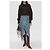 Gonna midi in denim blu Isys Iro - vista 2