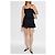 Top Rowina LoveShackFancy negro de algodón y encaje - vista 2