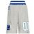 Off White bedruckte Shorts grau