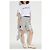 Off White bedruckte Shorts grau - Ansicht 2