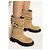 Botines Moschino de gamuza beige - vista 2