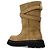 Botines Moschino de gamuza beige - vista 5