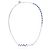 Collana Marni in ottone con pietre blu e argento
