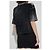 Diesel M-OLIBA-POLO Poloshirt Schwarz Baumwolle Cropped - Ansicht 4