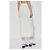 Falda Alessandra Rich de lana y mohair crema - vista 4