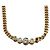 Collana a catena vintage Christian Dior con strass - vista 2