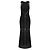 Diesel M-RAB langes Strickkleid aus Rippstrick schwarz