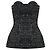Top bustier T-ORSET Diesel nero in tweed