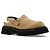 Sandali slingback Moschino in suede beige con plateau - vista 4