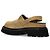 Sandali slingback Moschino in suede beige con plateau - vista 5