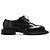 Scarpe derby Moschino in pelle vernice nera