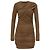 Vestido Isabel Marant Etoile Denise Marrón