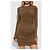 Vestido Isabel Marant Etoile Denise Marrón - vista 3