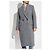 Iro Arianna grey melange wool blend coat - view 3