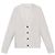 Palm Angels Cardigan aus Wolle mit V-Ausschnitt creme