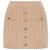 LoveShackFancy Berritt Rock aus Wolle beige mit Zopfmuster