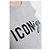 T-shirt Dsquared2 ICONique con logo grigia in cotone - vista 5