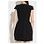 Abito nero a maniche corte Moschino - vista 4