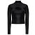 Top de punto acanalado Diesel M-VALARI-TN negro