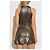 Diesel D-KARAM Kleid Gold Metallic Mini - Ansicht 4