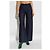 Lacoste Jeans wide-leg blu navy in cotone - vista 3