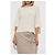 Autre Marque AllSaints Nix Cashmere and Wool Sweater White Cream - view 3