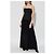Autre Marque MISBHV Schwarzes Off-Shoulder Maxi Kleid - Ansicht 2