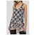 Vestido Diesel M-SIGNE de algodón gris estampado pata de gallo - vista 3