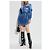 Abito chemisier in denim blu Dsquared2 - vista 2
