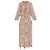 Diesel D-AZZLING-R1 Maxikleid Rosa Viskose