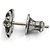 Pendiente Chrome Hearts Pierce No2 CH Plus Silver Earring - vista 3