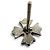 Pendiente Chrome Hearts Pierce No2 CH Plus Silver Earring - vista 6