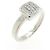 Autre Marque Anello Luziada 750 in oro bianco e diamanti
