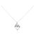 Autre Marque Collana in oro bianco K10 e diamanti