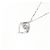 Autre Marque Collana in oro bianco K10 e diamanti - vista 3