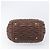 Miu Miu Matelasse Hand Bag Leather Brown Gold Auth 212449M - Jerrillo - vista 9
