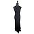 Vestido largo negro Alexandre Vauthier