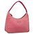 PRADA Hand Pouch Hand Bag Nylon Pink Silver Auth 213002 - Jerrillo