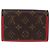 LOUIS VUITTON Monogram Portefeuille Flore Compact Wallet Red M64587 Auth 213188 - Jerrillo - vista 3
