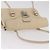 PRADA Tote Bag Couro Marfim Prata Auth ar14347 - Jerrillo - vista 6