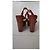 Louis Vuitton Sandali con zeppa in pelle rossa e canvas Monogram - vista 2