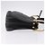 Chloé Chloe Hailey Shoulder Bag Leather Black Gold Auth BA16662A - Jerrillo - vista 4