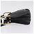Chloé Chloe Hailey Shoulder Bag Leather Black Gold Auth BA16662A - Jerrillo - vista 5