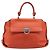 Salvatore Ferragamo Sofia Gancini Bag Leather 2way Orange Silver Auth BA16681A - Jerrillo - vista 2
