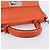 Salvatore Ferragamo Sofia Gancini Bag Leather 2way Orange Silver Auth BA16681A - Jerrillo - vista 7